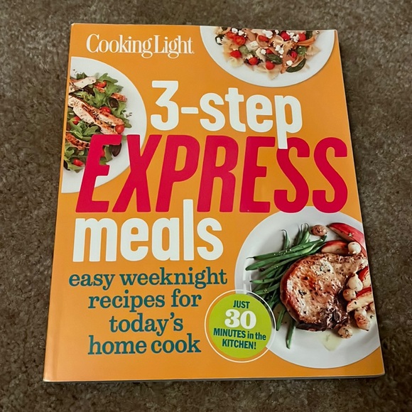 Cooking Light 3-Step Express Meals 30 Min Cookbook - Picture 1 of 5
